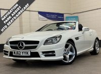 USED 2012 62 MERCEDES-BENZ SLK 1.8 SLK200 BlueEfficiency AMG Sport Convertible 2 Door Petrol G-Tronic+ Euro 5 (s/s) (184 ps) PARKTRONIC SATELLITE NAVIGATION