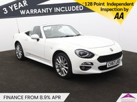 USED 2018 67 FIAT 124 1.4 MultiAir Lusso Plus Convertible 2dr Petrol Euro 6 (140 ps) KEYLESS ENTRY | PARK SENSORS
