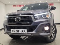 USED 2020 20 TOYOTA HI-LUX 2.4 D-4D Invincible X Pickup Double Cab 4dr Diesel Manual 4WD Euro 6 (s/s) (TSS) (150 ps) 