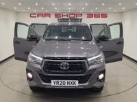 USED 2020 20 TOYOTA HI-LUX 2.4 D-4D Invincible X Pickup Double Cab 4dr Diesel Manual 4WD Euro 6 (s/s) (TSS) (150 ps) 