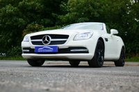 USED 2011 61 MERCEDES-BENZ SLK 1.8 SLK200 BlueEfficiency Edition 125 Convertible 2dr Petrol G-Tronic+ Euro 5 (s/s) (184 ps) CALCITE WHITE PAINTWORK + SAT NAV + DAB RADIO + BLUETOOTH