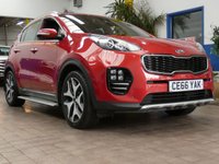 USED 2016 66 KIA SPORTAGE 2.0 CRDi GT-Line SUV 5dr Diesel Manual AWD Euro 6 (134 bhp) SAT NAV HEATED LEATHER INTERIOR PARKING CAMERA CRUISE CONTROL PARKING SENSORS 2 OWNER SERVICE HISTORY