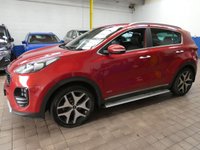 USED 2016 66 KIA SPORTAGE 2.0 CRDi GT-Line SUV 5dr Diesel Manual AWD Euro 6 (134 bhp) SAT NAV HEATED LEATHER INTERIOR PARKING CAMERA CRUISE CONTROL PARKING SENSORS 2 OWNER SERVICE HISTORY