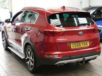 USED 2016 66 KIA SPORTAGE 2.0 CRDi GT-Line SUV 5dr Diesel Manual AWD Euro 6 (134 bhp) SAT NAV HEATED LEATHER INTERIOR PARKING CAMERA CRUISE CONTROL PARKING SENSORS 2 OWNER SERVICE HISTORY