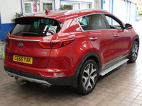 USED 2016 66 KIA SPORTAGE 2.0 CRDi GT-Line SUV 5dr Diesel Manual AWD Euro 6 (134 bhp) SAT NAV HEATED LEATHER INTERIOR PARKING CAMERA CRUISE CONTROL PARKING SENSORS 2 OWNER SERVICE HISTORY