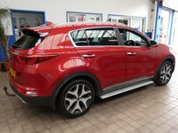 USED 2016 66 KIA SPORTAGE 2.0 CRDi GT-Line SUV 5dr Diesel Manual AWD Euro 6 (134 bhp) SAT NAV HEATED LEATHER INTERIOR PARKING CAMERA CRUISE CONTROL PARKING SENSORS 2 OWNER SERVICE HISTORY