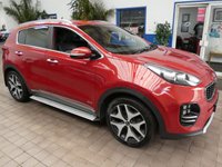 USED 2016 66 KIA SPORTAGE 2.0 CRDi GT-Line SUV 5dr Diesel Manual AWD Euro 6 (134 bhp) SAT NAV HEATED LEATHER INTERIOR PARKING CAMERA CRUISE CONTROL PARKING SENSORS 2 OWNER SERVICE HISTORY