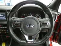 USED 2016 66 KIA SPORTAGE 2.0 CRDi GT-Line SUV 5dr Diesel Manual AWD Euro 6 (134 bhp) SAT NAV HEATED LEATHER INTERIOR PARKING CAMERA CRUISE CONTROL PARKING SENSORS 2 OWNER SERVICE HISTORY