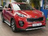 USED 2016 66 KIA SPORTAGE 2.0 CRDi GT-Line SUV 5dr Diesel Manual AWD Euro 6 (134 bhp) SAT NAV HEATED LEATHER INTERIOR PARKING CAMERA CRUISE CONTROL PARKING SENSORS 2 OWNER SERVICE HISTORY