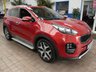 USED 2016 66 KIA SPORTAGE 2.0 CRDi GT-Line SUV 5dr Diesel Manual AWD Euro 6 (134 bhp) SAT NAV HEATED LEATHER INTERIOR PARKING CAMERA CRUISE CONTROL PARKING SENSORS 2 OWNER SERVICE HISTORY