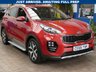 USED 2016 66 KIA SPORTAGE 2.0 CRDi GT-Line SUV 5dr Diesel Manual AWD Euro 6 (134 bhp) SAT NAV HEATED LEATHER INTERIOR PARKING CAMERA CRUISE CONTROL PARKING SENSORS 2 OWNER SERVICE HISTORY