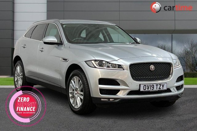 View our Jaguar F-Pace 2.0 D180 Portfolio SUV 5dr Diesel Auto AWD Euro 6 (s/s) (180 ps) Panoramic Sunroof, Rear View Camera, Front / Rear Parking Aid, Android Auto / Apple CarPlay, Navigation Pro