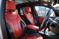 USED 2019 69 BMW X3 3.0 M40i GPF SUV 5dr Petrol Auto xDrive Euro 6 (s/s) (354 ps) RED LEATHER / M-SPORT ALLOYS