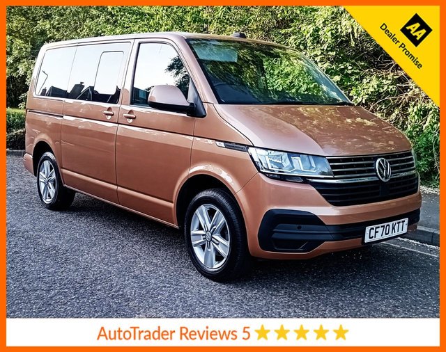 View our Volkswagen Transporter Shuttle 2.0 TDI SE Minibus 5dr Diesel DSG SWB Euro 6 (s/s) (150 ps).*NEW SHAPE*8 SEATS*AUTO*VW HISTORY*OVER 70 MINIBUSES IN STOCK*