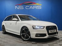 USED 2013 13 AUDI A4 AVANT 2.0 TDI Black Edition Estate 5dr Diesel Manual Euro 5 (s/s) (177 ps) 