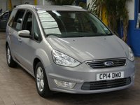 USED 2014 FORD GALAXY 2.0 TDCi Zetec MPV 5dr Diesel Manual Euro 5 (140 ps) 7 SEATS AIR CON BLUETOOTH RADIO PARKING SENSOR 2 OWNERS SERVICE HISTORY CAMBELT WATERPUMP AND AUX BELT REPLACED AT 114K MILES