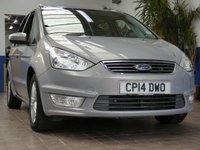 USED 2014 FORD GALAXY 2.0 TDCi Zetec MPV 5dr Diesel Manual Euro 5 (140 ps) 7 SEATS AIR CON BLUETOOTH RADIO PARKING SENSOR 2 OWNERS SERVICE HISTORY CAMBELT WATERPUMP AND AUX BELT REPLACED AT 114K MILES