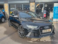 USED 2016 66 AUDI RS6 AVANT 4.0 TFSI V8 Performance Estate 5dr Petrol Tiptronic quattro Euro 6 (s/s) (605 ps) RAC SAT NAV DAB LEATHER PAN ROOF