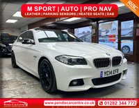 USED 2014 14 BMW 5 SERIES 2.0 520d M Sport Saloon 4dr Diesel Auto Euro 6 (s/s) (184 ps) Leather + Pro Nav