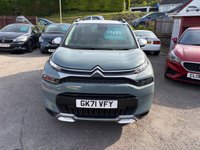 USED 2021 71 CITROEN C3 AIRCROSS 1.2 PureTech Shine Plus SUV 5dr Petrol Manual Euro 6 (s/s) (110 ps) HALF LEATHER, SAT NAV, REVERSE CAMERA, REAR WINDOW BLINDS