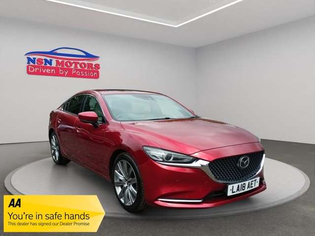2018 18 MAZDA MAZDA6 2.2 SKYACTIV-D GT Sport Nav+ Saloon 4dr Diesel Manual Euro 6 (s/s) (184 ps) 12 Months AA Breakdown - Free