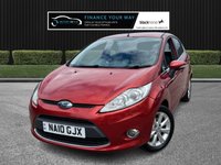 USED 2010 10 FORD FIESTA 1.4 TDCi Zetec Hatchback 5dr Diesel Manual (110 g/km, 67 bhp) HERE AT MOTOR SWITCH WE HAVE FOR YOU THIS PART EXCHANGE TO CLEAR FORD FIESTA TDCI ZETEC HATCHBACK 5DR 1.4 DIESEL MANUAL, WHICH COMES WITH A FULL 12 MONTHS MOT, WITH ONLY 3 FORMER KEEPERS, FULLY VALETED USING AUTO SMART PRODUCTS, 16" ALLOY WHEELS, AIR CONDITIONING, ANTI-LOCK BRAKES, DRIVERS SEAT HEIGHT ADJUST, ELECTRONIC BRAKE FORCE DISTRIBUTION, HEATED REAR SCREEN, REMOTE CONTROL FOR AUDIO, LEATHER GEARKNOB, LEATHER STEERING WHEEL, POWER HEATED MIRRORS, QUICKCLEAR HEATED WINDSCREEN, RADIO/CD