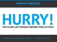 USED 2017 66 PEUGEOT PARTNER TEPEE 1.6 BlueHDi Allure MPV 5dr Diesel ETG Euro 6 (s/s) (100 ps) WHEELCHAIR ACCESSIBLE Automatic Wheel Chair Access Vehicle!