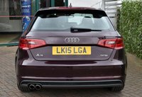 USED 2015 15 AUDI A3 1.4TFSi S-LINE SPORTBACK 5 DOOR S-TRONIC AUTO 123 BHP (EURO 6) Sat Nav / Park Assist / &pound;35 Tax