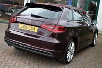 USED 2015 15 AUDI A3 1.4TFSi S-LINE SPORTBACK 5 DOOR S-TRONIC AUTO 123 BHP (EURO 6) Sat Nav / Park Assist / &pound;35 Tax