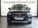 USED 2018 68 VOLVO XC40 2.0 D3 Inscription SUV 5dr Diesel Manual Euro 6 (s/s) (150 ps) VIRTUAL COCKPIT DIGITAL DASH DISPLAY + SATELLITE NAVIGATION + REAR VIEW CAMERA + BLUETOOTH CONNECTIVITY INCLUDING MEDIA STREAMING + ECO STOP/START SYSTEM + DAB DIGITAL RADIO + DUAL ZONE CLIMATE CONTROL + AIR CONDITIONING + KEYLESS START + ELECTRIC TAILGATE + LEATHER MULTI-FUNCTIONAL LEATHER STEERING WHEEL + IN CAR ENTERTAINMENT WITH TOUCH SCREEN MEDIA DISPLAY + AUTOMATIC LED HEADLIGHTS + CRUISE CONTROL + LED DAY TIME RUNNING LIGHTS + PRIVACY GLASS + ELECTRIC HEATED DOOR MIRRORS + 19 INCH ALLOS