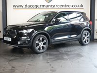 USED 2018 68 VOLVO XC40 2.0 D3 Inscription SUV 5dr Diesel Manual Euro 6 (s/s) (150 ps) VIRTUAL COCKPIT DIGITAL DASH DISPLAY + SATELLITE NAVIGATION + REAR VIEW CAMERA + BLUETOOTH CONNECTIVITY INCLUDING MEDIA STREAMING + ECO STOP/START SYSTEM + DAB DIGITAL RADIO + DUAL ZONE CLIMATE CONTROL + AIR CONDITIONING + KEYLESS START + ELECTRIC TAILGATE + LEATHER MULTI-FUNCTIONAL LEATHER STEERING WHEEL + IN CAR ENTERTAINMENT WITH TOUCH SCREEN MEDIA DISPLAY + AUTOMATIC LED HEADLIGHTS + CRUISE CONTROL + LED DAY TIME RUNNING LIGHTS + PRIVACY GLASS + ELECTRIC HEATED DOOR MIRRORS + 19 INCH ALLOS