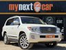 USED 2015 15 TOYOTA LAND CRUISER 4.5 D-4D V8 SUV 5dr Diesel Auto 4WD Euro 5 (268 ps) ICE (IN CAR ENTERTAINMENT) + SAT NAV + FULL BEIGE LEATHER SEATS + PRIVACY GLASS + SIDE STEPS + ALLOY WHEELS + SUNROOF + 2 KEYS + KING OF 4X4S + PEARLESCENT WHITE  + FULL SERVICE HISTORY + DAB RADIO + 7 SEATS + 2 KEYS + FINANCE AVAILABLE