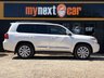 USED 2015 15 TOYOTA LAND CRUISER 4.5 D-4D V8 SUV 5dr Diesel Auto 4WD Euro 5 (268 ps) ICE (IN CAR ENTERTAINMENT) + SAT NAV + FULL BEIGE LEATHER SEATS + PRIVACY GLASS + SIDE STEPS + ALLOY WHEELS + SUNROOF + 2 KEYS + KING OF 4X4S + PEARLESCENT WHITE  + FULL SERVICE HISTORY + DAB RADIO + 7 SEATS + 2 KEYS + FINANCE AVAILABLE