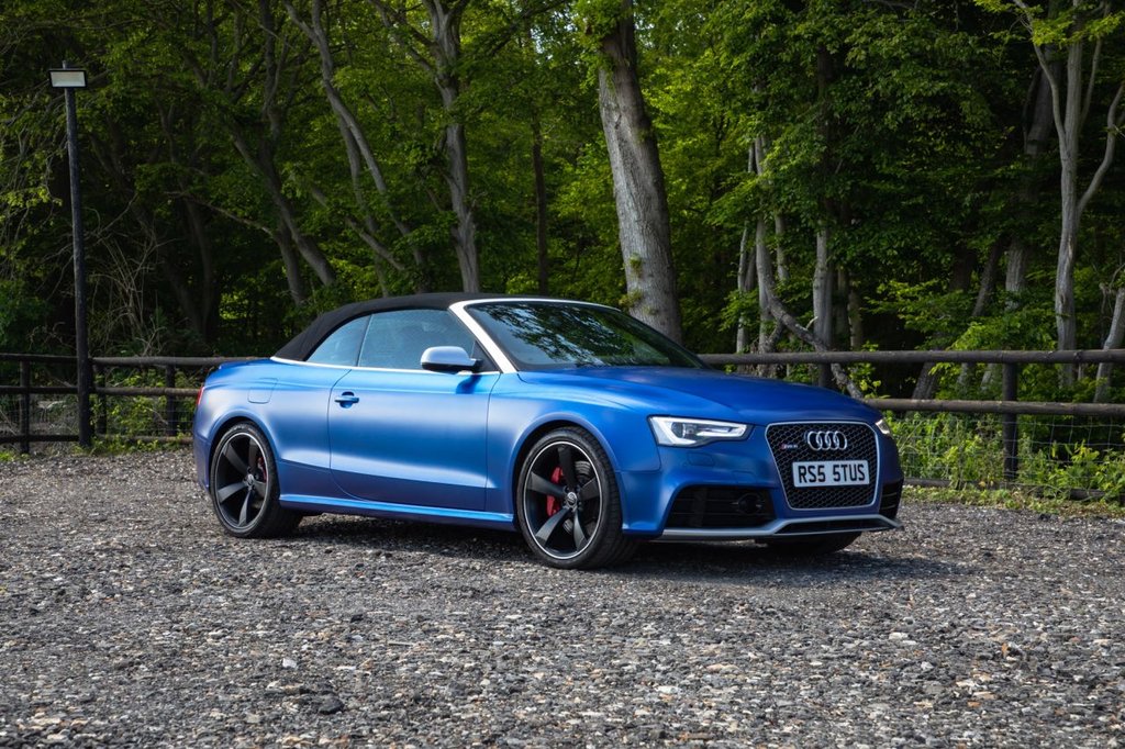 Blue 2015 Audi RS5 4.2 quattro Limited Edition Cabriolet 2d Convertible Four-wheel drive Automatic
