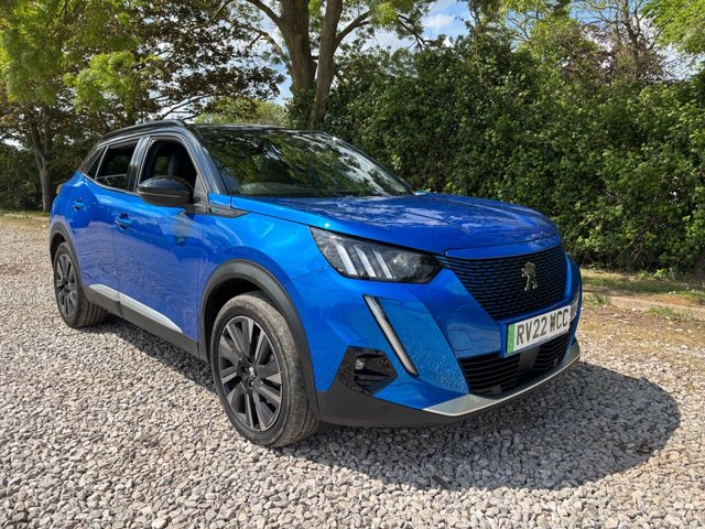 2008 PEUGEOT 2008 50KWH GT PREMIUM SUV 5DR ELECTRIC AUTO 136 PS 2022 45400 BLUE... photo