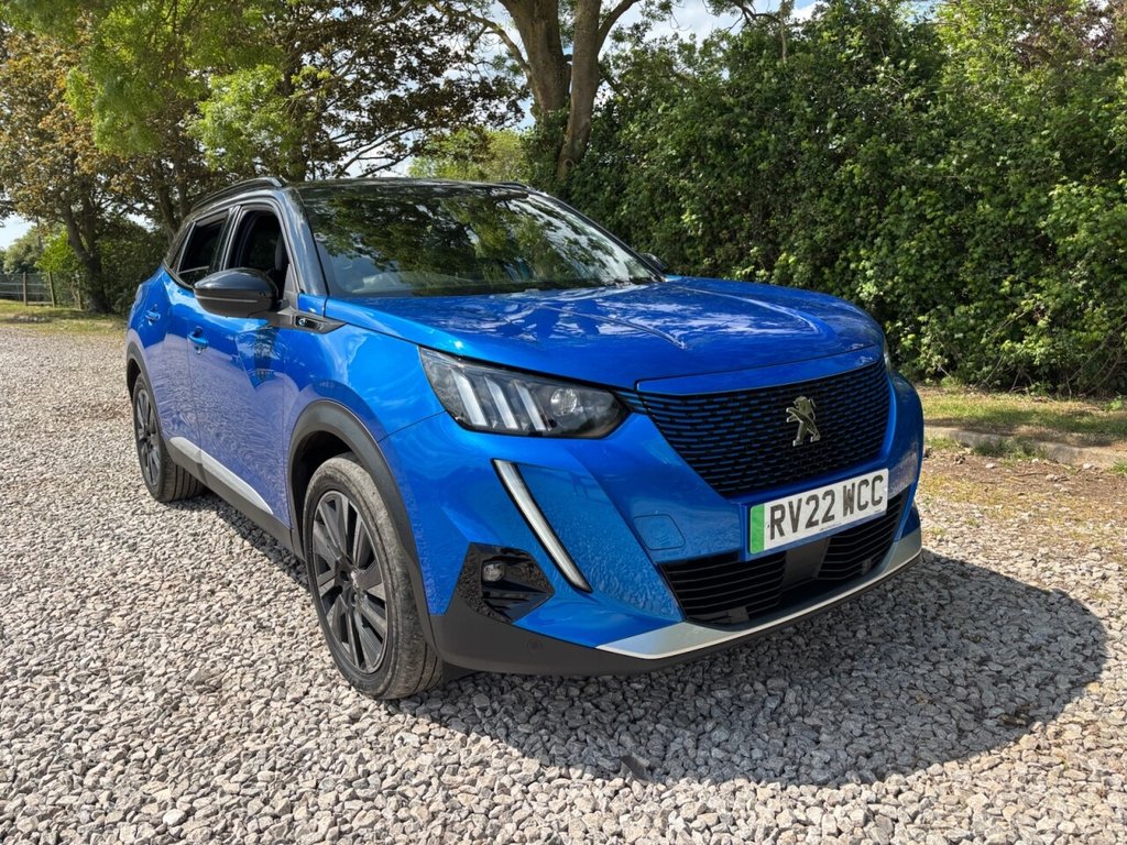 USED 2022 22 PEUGEOT E-2008 50kWh GT Premium SUV 5dr Electric Auto (136 ps) &pound;ZERO DEPOSIT FINANCE