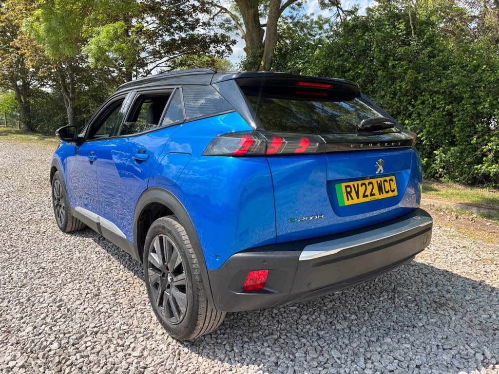 USED 2022 22 PEUGEOT E-2008 50kWh GT Premium SUV 5dr Electric Auto (136 ps) &pound;ZERO DEPOSIT FINANCE