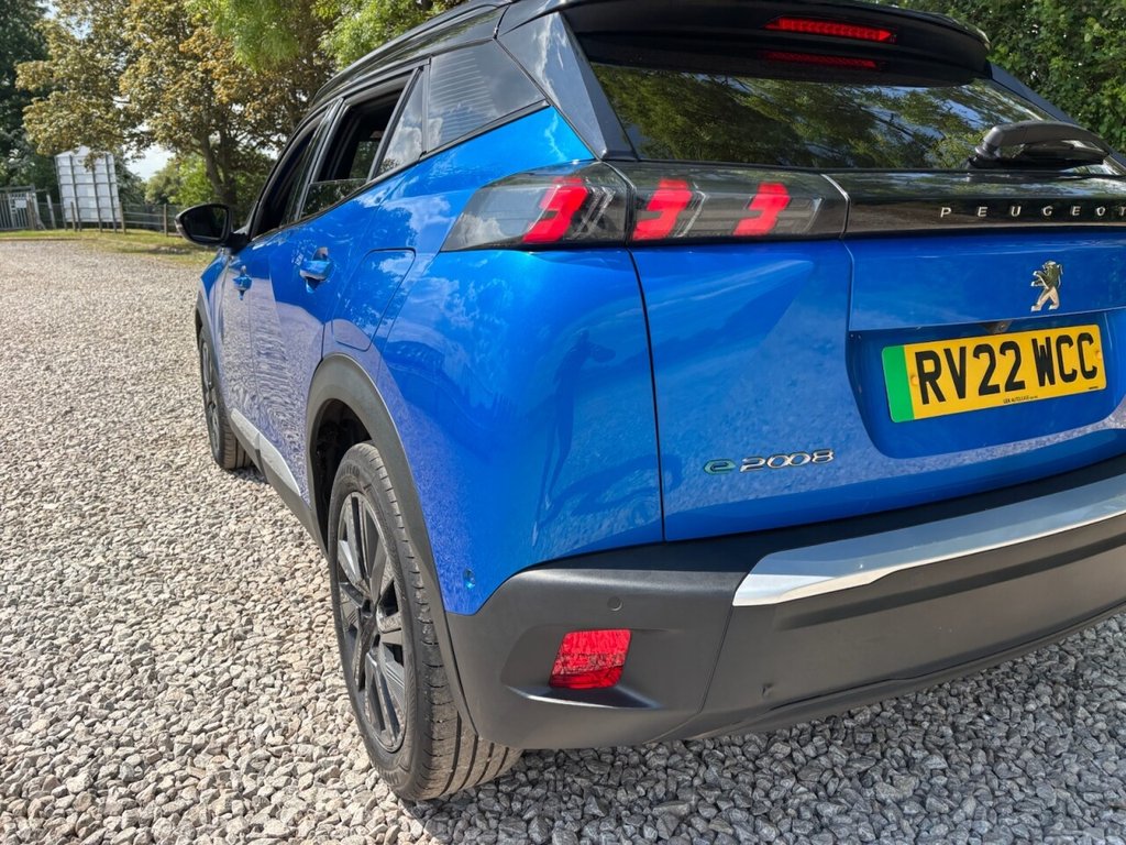 USED 2022 22 PEUGEOT E-2008 50kWh GT Premium SUV 5dr Electric Auto (136 ps) &pound;ZERO DEPOSIT FINANCE