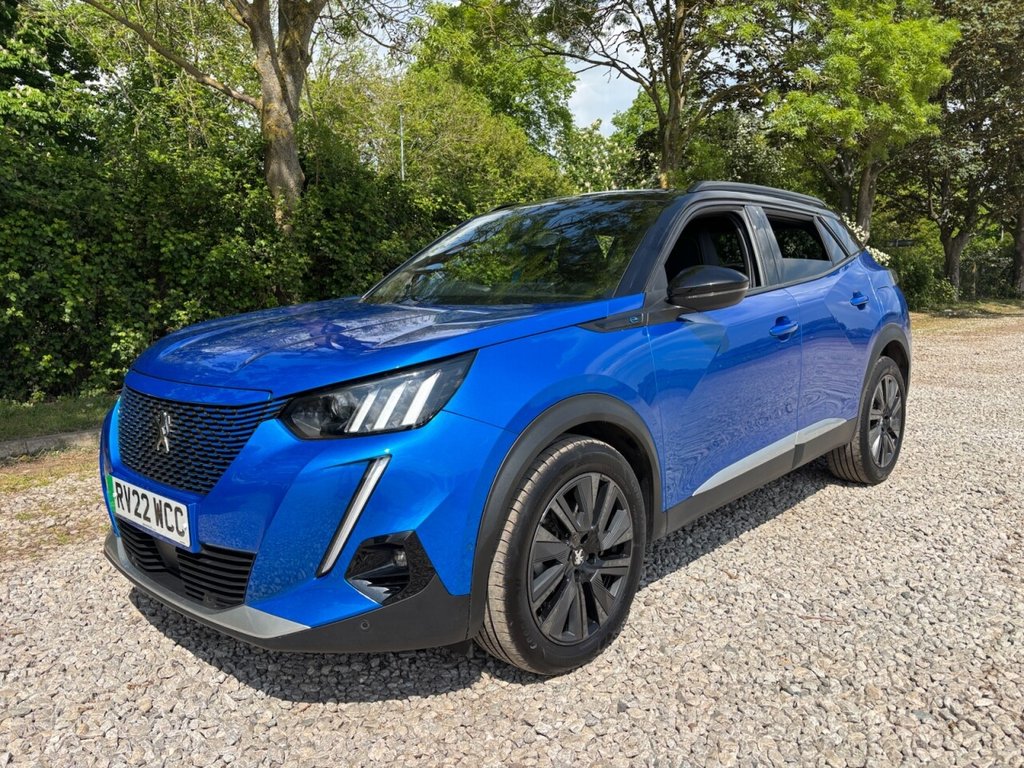 USED 2022 22 PEUGEOT E-2008 50kWh GT Premium SUV 5dr Electric Auto (136 ps) &pound;ZERO DEPOSIT FINANCE