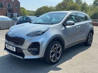 USED 2021 21 KIA SPORTAGE 1.6 CRDi MHEV GT-Line SUV 5dr Diesel Hybrid DCT Euro 6 (s/s) (134 bhp) AUTO -- 1 OWNER -- FULL HISTORY -- SAT NAV -- 2-TONE LEATHER