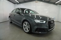USED 2019 P AUDI A3 2.0 TDI 35 S line Saloon 4dr Diesel Manual Euro 6 (s/s) (150 ps) Nano Grey, NI Car, WP & T Belt completed