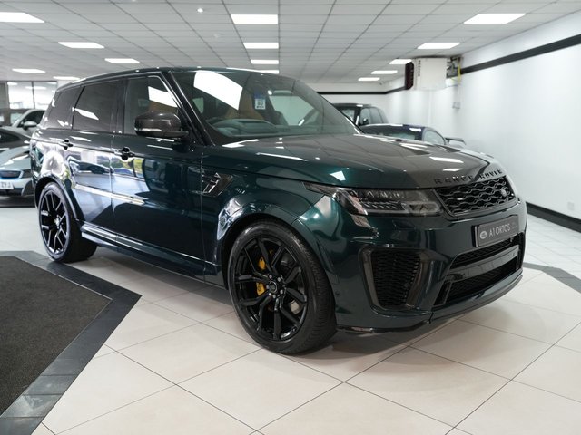 View our Land Rover Range Rover Sport 5.0 P575 V8 SVR Carbon Edition SUV 5dr Petrol Auto 4WD Euro 6 (s/s) (575 ps)