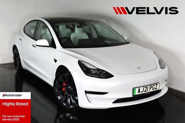 2021 21 Tesla Model 3 (Dual Motor) Performance Saloon 4dr Electric Auto 4WDE (Performance Upgrade) (449 bhp)