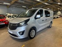 USED 2016 16 VAUXHALL VIVARO 1.6 CDTi 2900 BiTurbo ecoFLEX Sportive Crew Van Double Cab 5dr Diesel Manual L1 H1 Euro 5 (s/s) (6 Seat) (120 ps) 