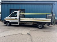 USED 2021 21 VOLKSWAGEN CRAFTER CR35 STARTLINE CHASSIS CAB DROPSIDE WITH TAILGATE, RWD, 2.0 TDI, LWB, EURO 6 (S/S), 140PS (DU21 GHA) Delivery and Finance available. 25+ years in business. RAC Approved Dealer
