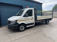 USED 2021 21 VOLKSWAGEN CRAFTER CR35 STARTLINE CHASSIS CAB DROPSIDE WITH TAILGATE, RWD, 2.0 TDI, LWB, EURO 6 (S/S), 140PS (DU21 GHA) Delivery and Finance available. 25+ years in business. RAC Approved Dealer