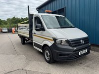 USED 2021 21 VOLKSWAGEN CRAFTER CR35 STARTLINE CHASSIS CAB DROPSIDE WITH TAILGATE, RWD, 2.0 TDI, LWB, EURO 6 (S/S), 140PS (DU21 GHA) Delivery and Finance available. 25+ years in business. RAC Approved Dealer