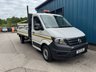 USED 2021 21 VOLKSWAGEN CRAFTER CR35 STARTLINE CHASSIS CAB DROPSIDE WITH TAILGATE, RWD, 2.0 TDI, LWB, EURO 6 (S/S), 140PS (DU21 GHA) Delivery and Finance available. 25+ years in business. RAC Approved Dealer