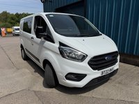 USED 2022 22 FORD TRANSIT CUSTOM 300 ECOBLUE TREND CREW VAN DOUBLE CAB 5DR DIESEL MANUAL, 2.0, L1 H1, EURO 6 (S/S) (6 SEAT), 130PS (BT22 RKX) Delivery and Finance available. 25+ years in business. RAC Approved Dealer