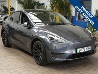 USED 2022 72 TESLA MODEL Y SUV 5dr Electric Auto RWD (346 ps) SUNROOF SAT NAV LEATHER HEATED SEATS CRUISE CONTROL PARKING CAMERA 1 OWNER WARRANTY